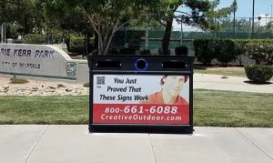outdoor advertising in Palmdale, California